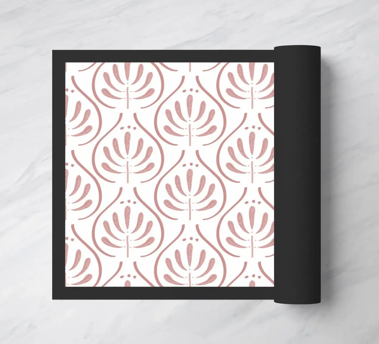 Boho Tiles Pink Pattern zerbino da anisillustration