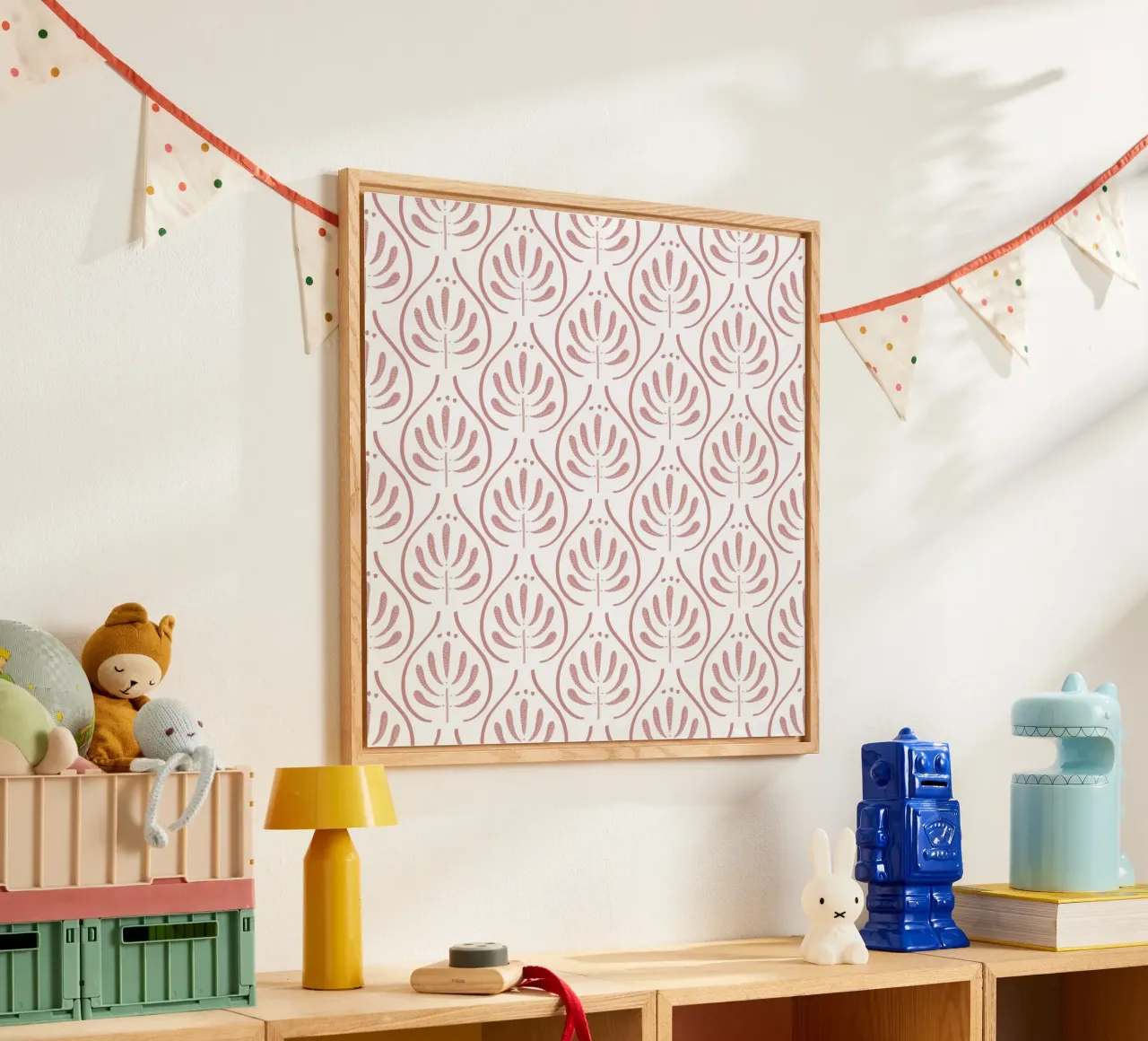 Boho Tiles Pink Pattern plexiglass da anisillustration
