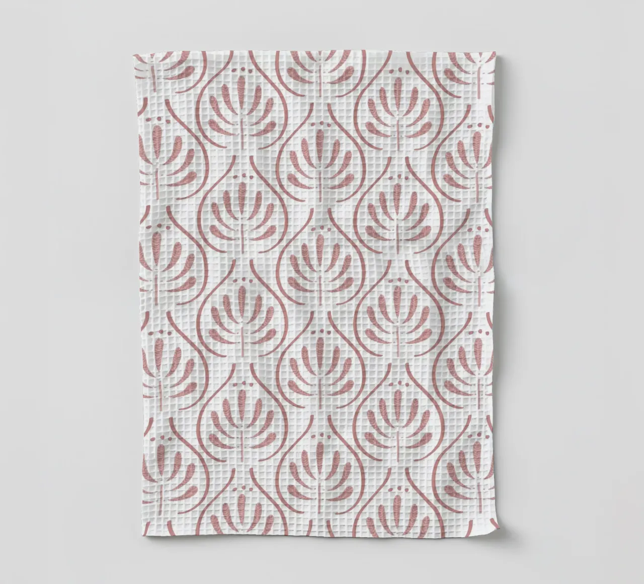 Boho Tiles Pink Pattern canovaccio da cucina da anisillustration