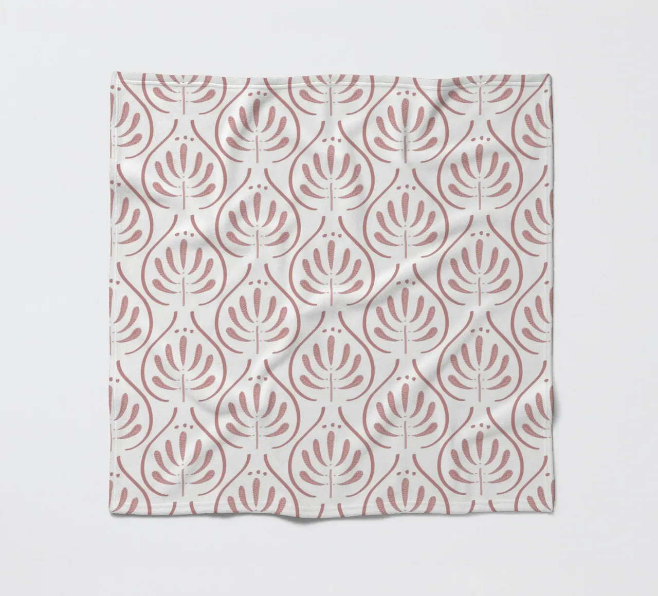 Boho Tiles Pink Pattern coperta in pile da anisillustration