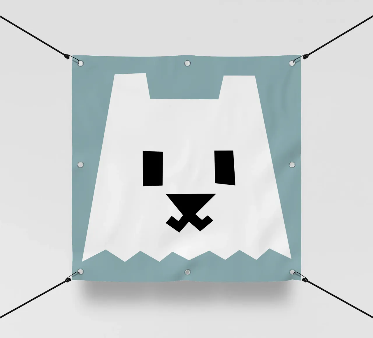 Yeti portrait telo in pvc da Yetiland