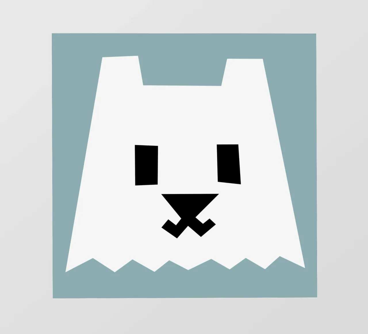 Yeti portrait telo in pvc da Yetiland