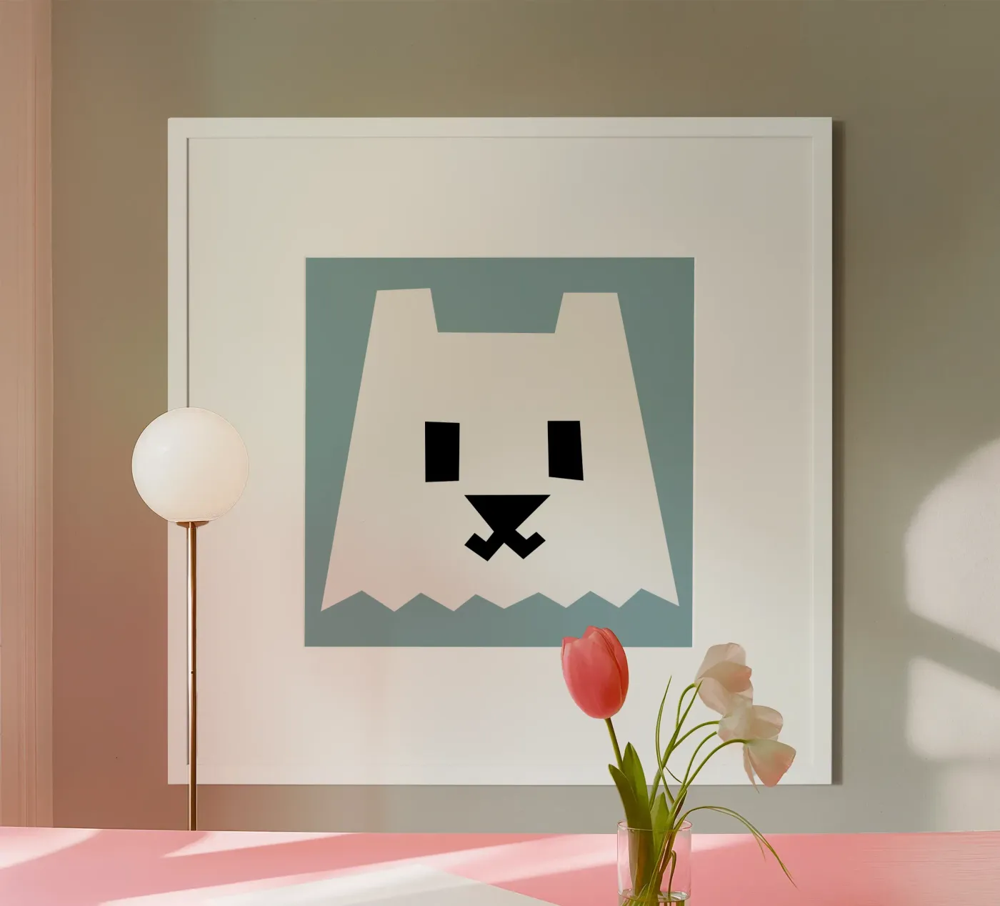 Yeti portrait poster da Yetiland