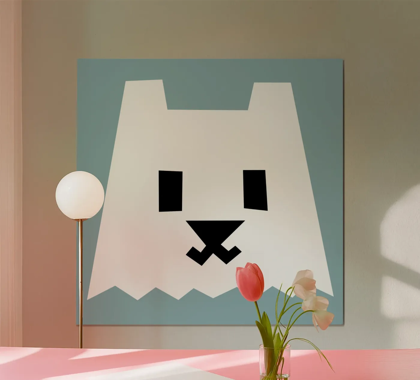 Yeti portrait poster da Yetiland