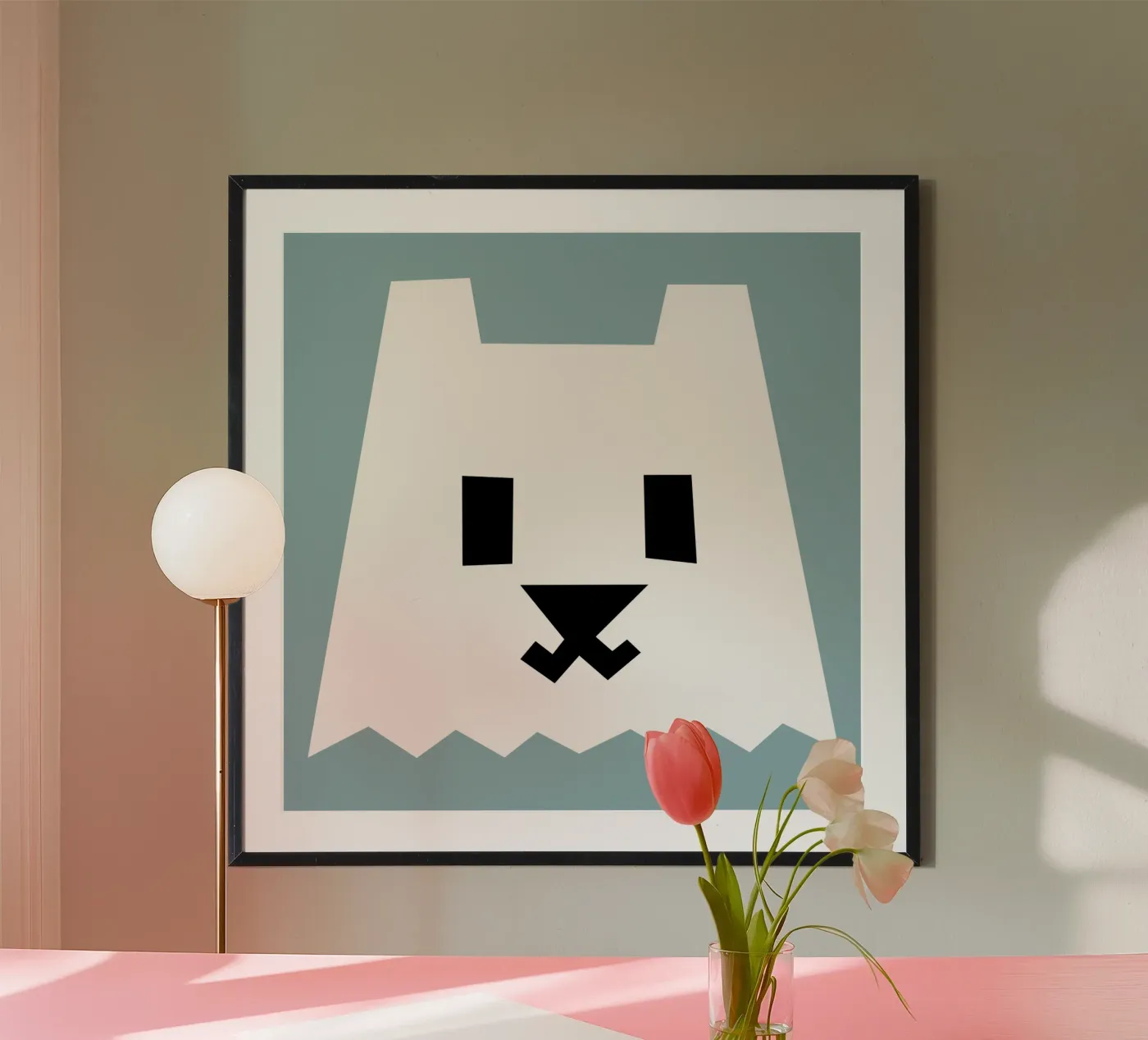 Yeti portrait poster da Yetiland