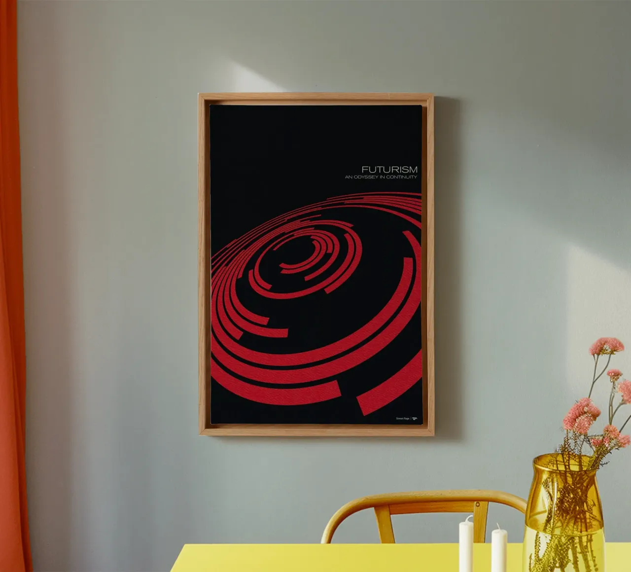 Futurism 15 tela con Cornice a cassetta da Excites