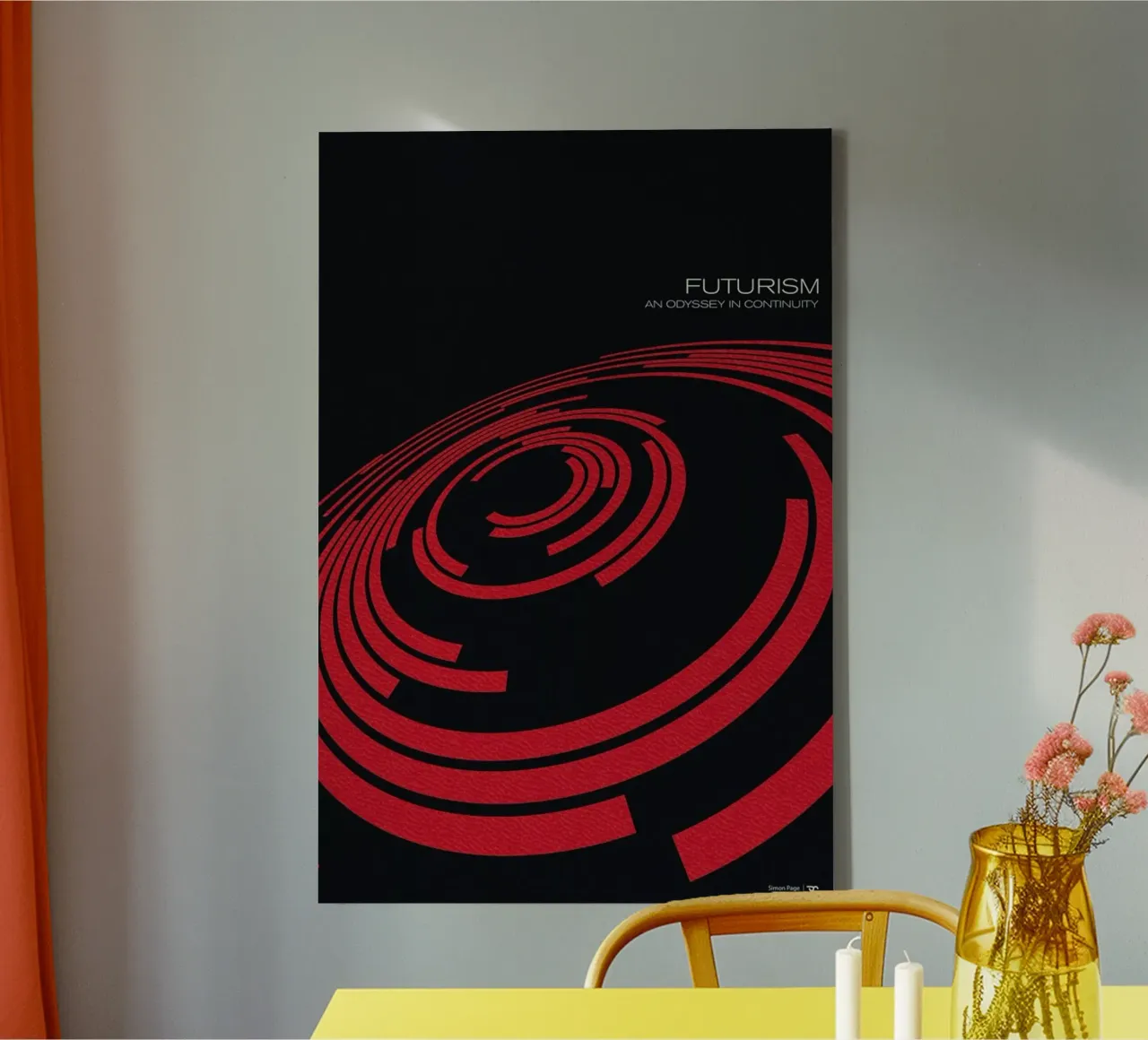 Futurism 15 tela con Cornice a cassetta da Excites
