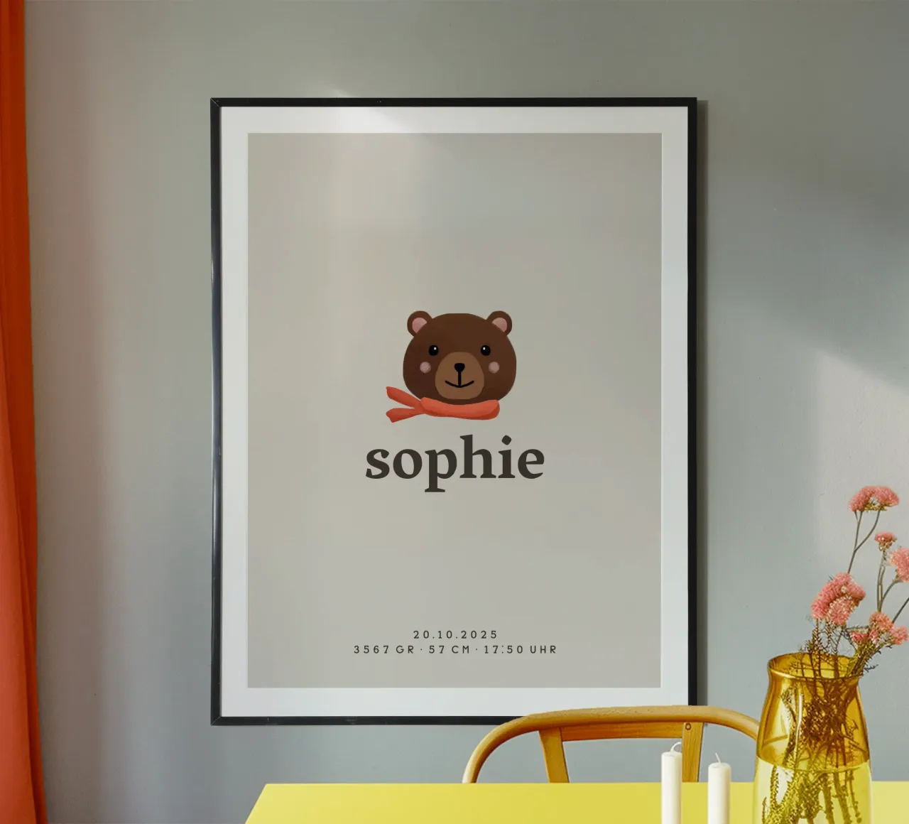 Cozy Bear poster da we line studio - design