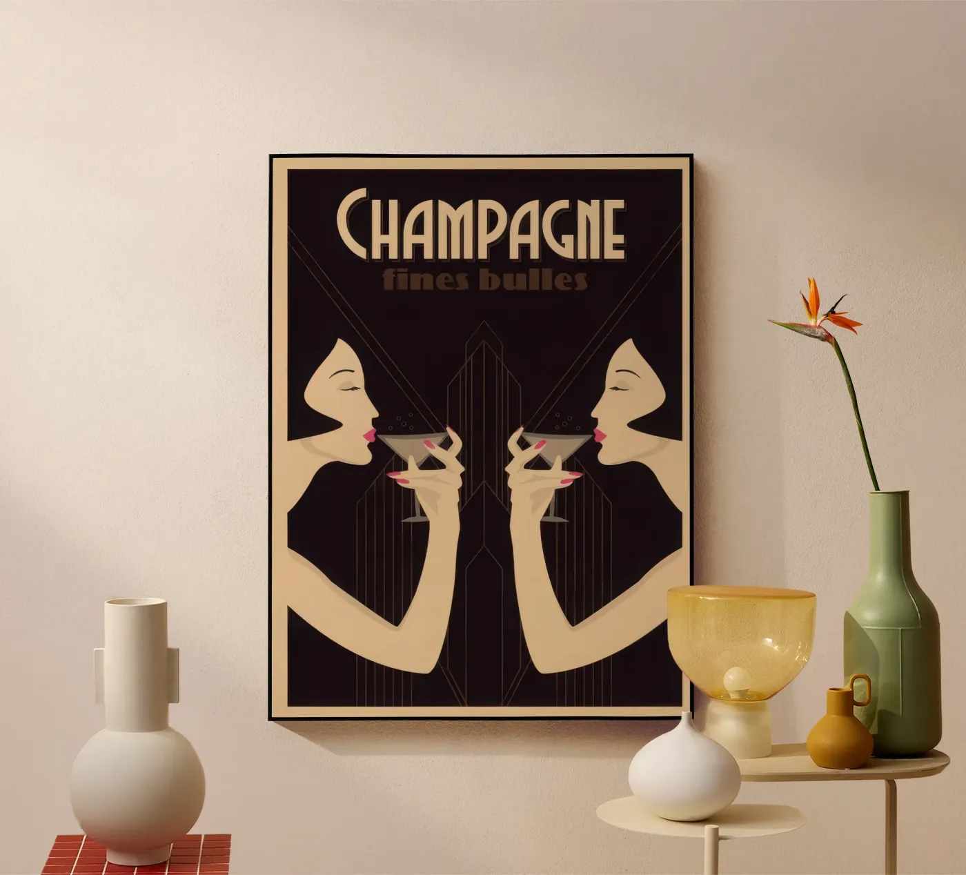 Champagne plexiglass da Mix Mate
