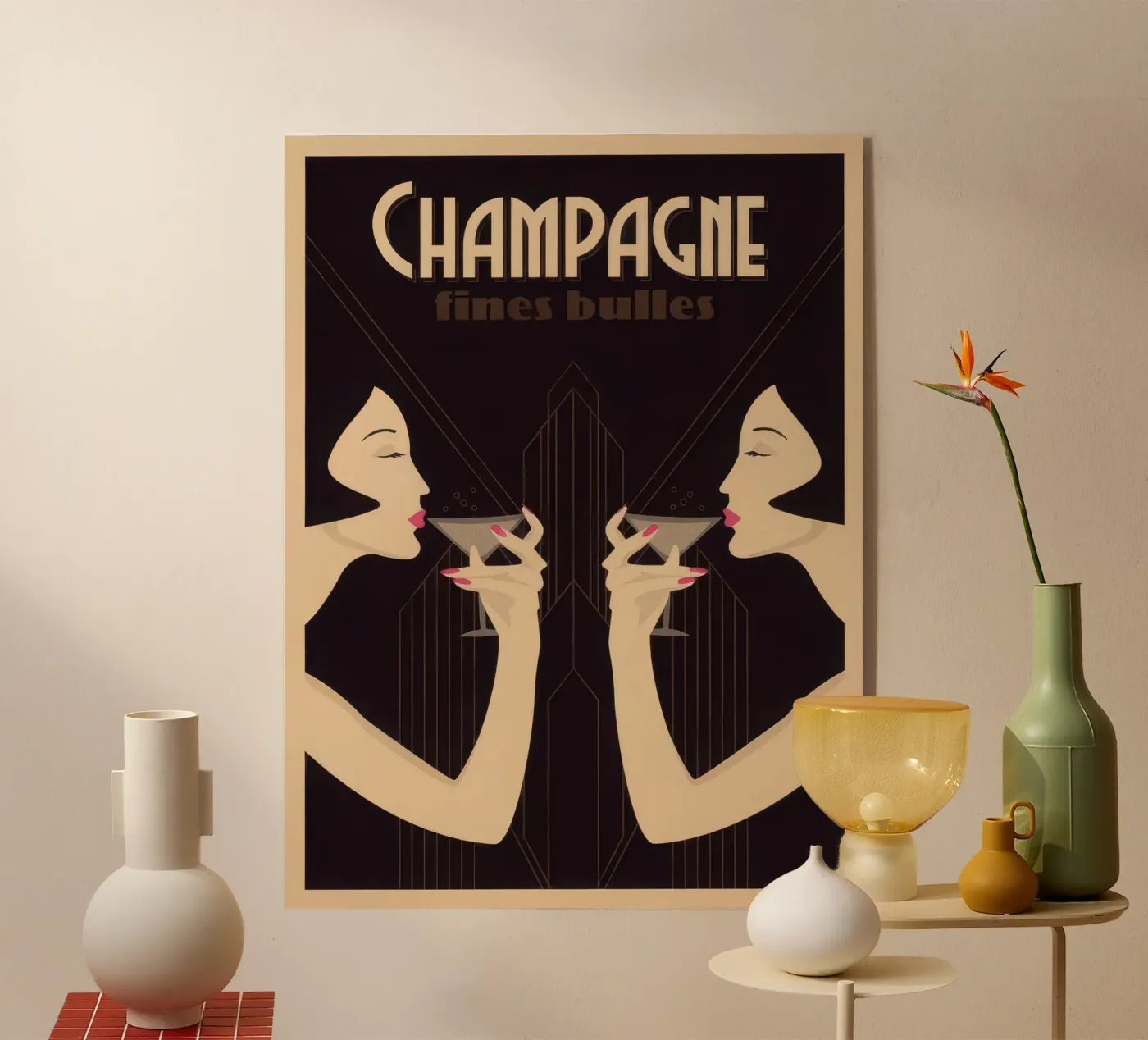 Champagne plexiglass da Mix Mate