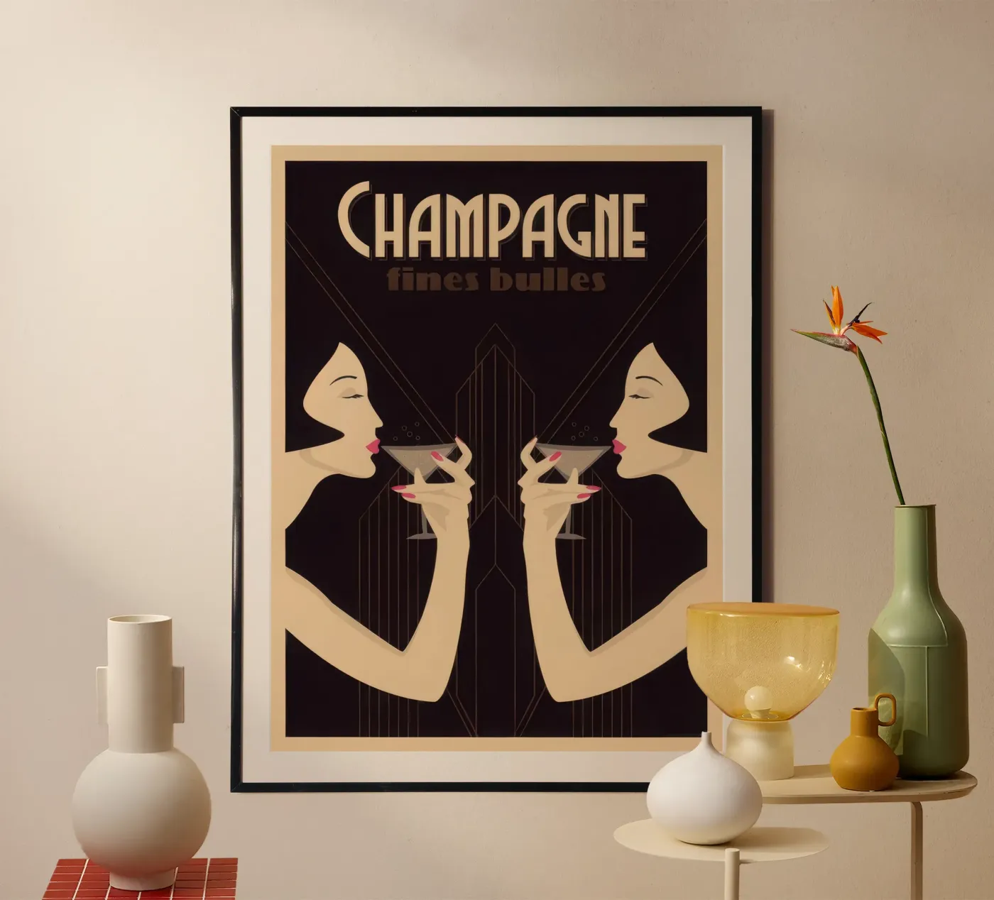 Champagne poster da Mix Mate