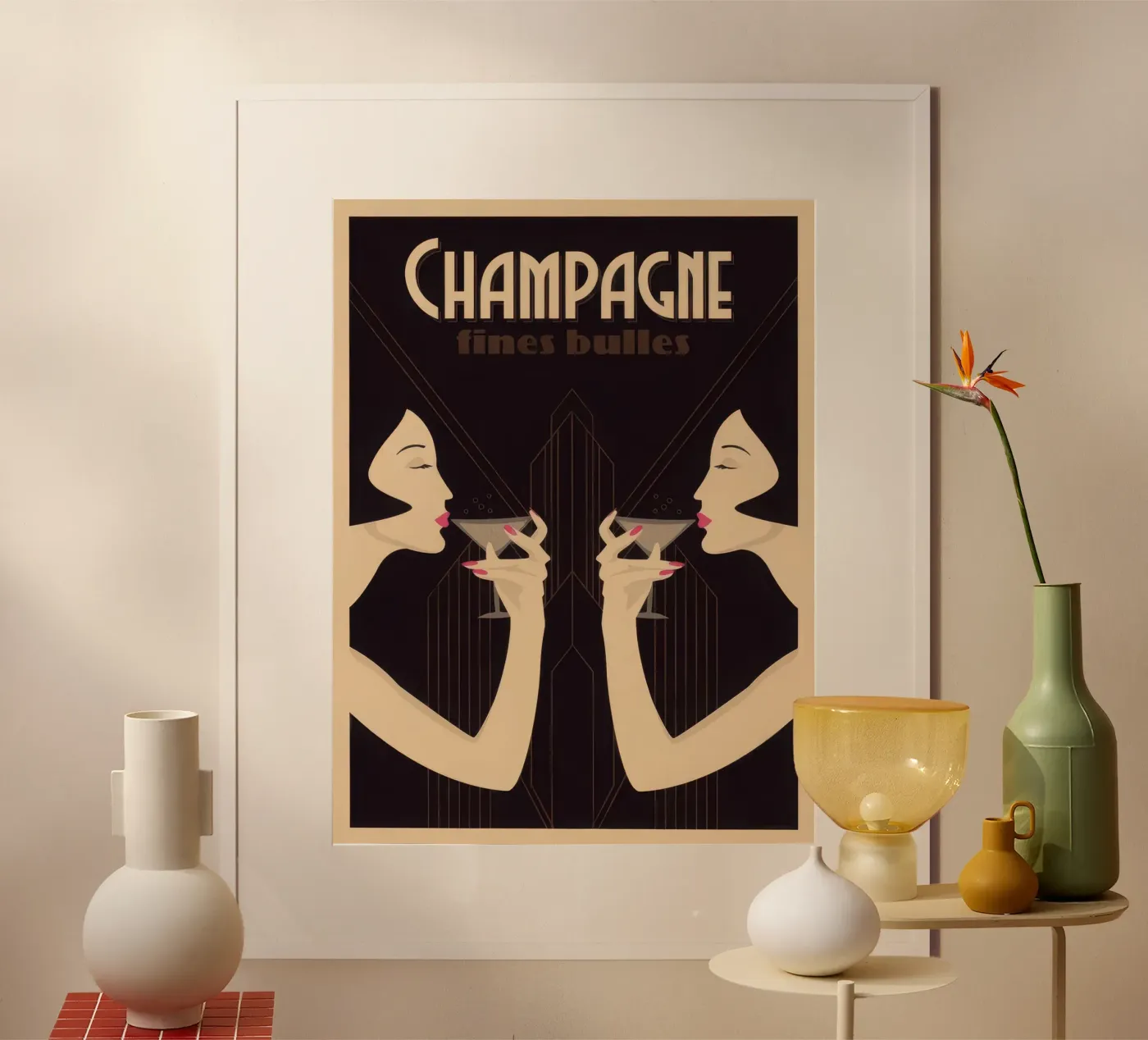 Champagne poster da Mix Mate