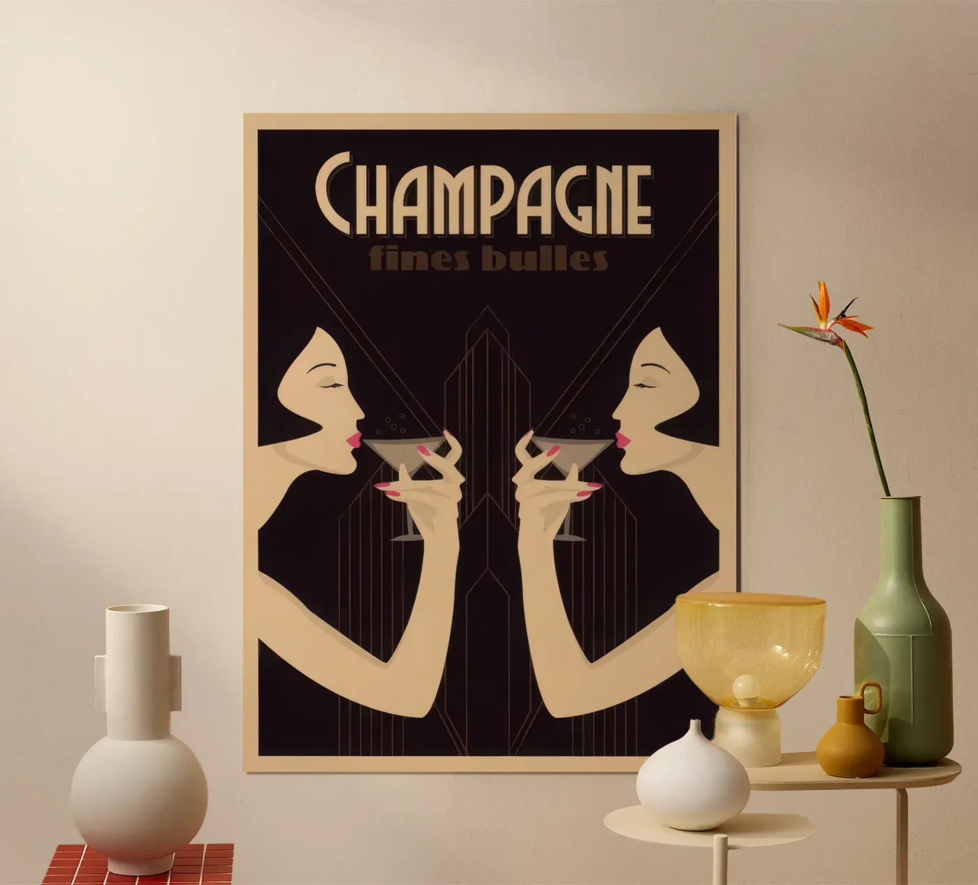 Champagne poster da Mix Mate