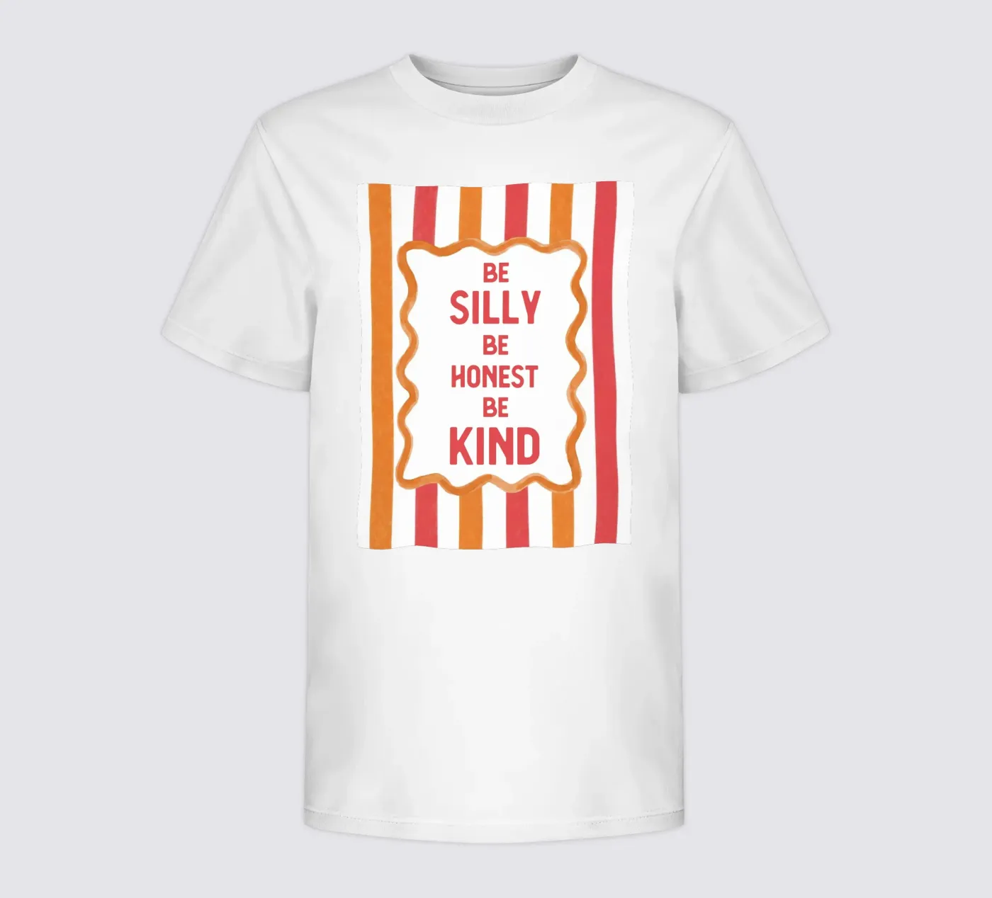 Sei albern, sei ehrlich, sei freundlich Kinder T-Shirt von Happyfacespace