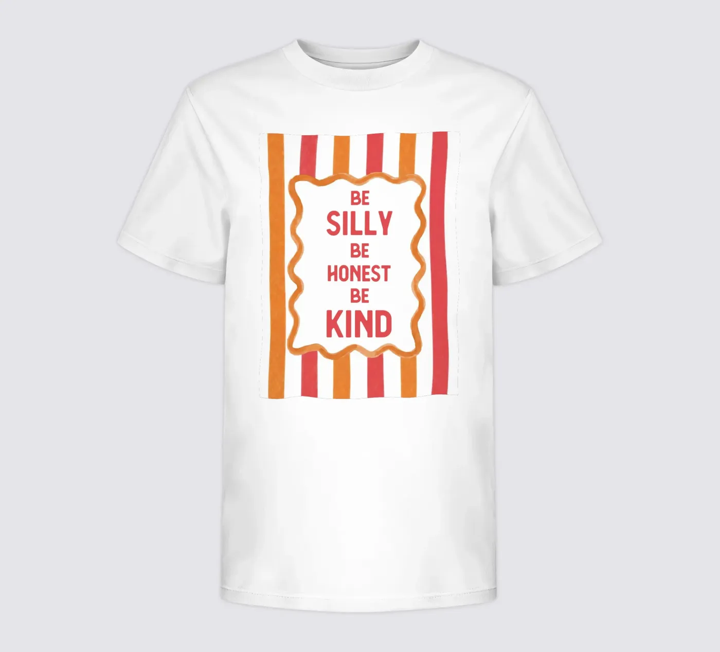 Sei albern, sei ehrlich, sei freundlich Kinder T-Shirt von Happyfacespace