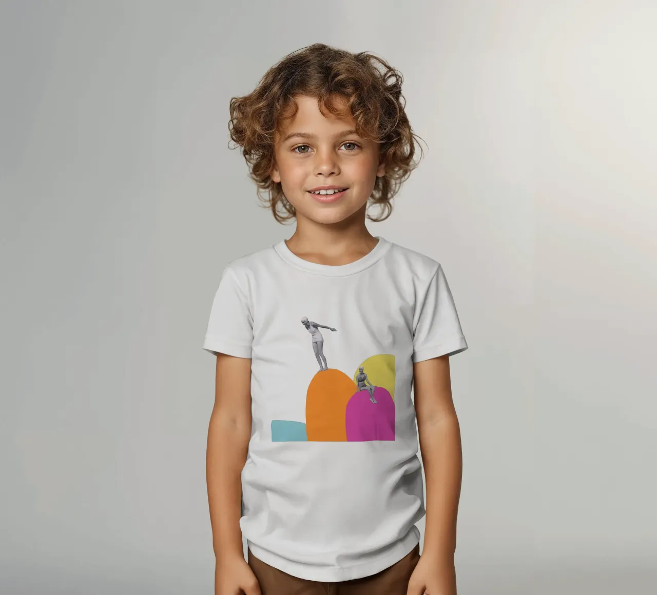 Immersione da scogliera t-shirt bambini da Cassia Beck Collage