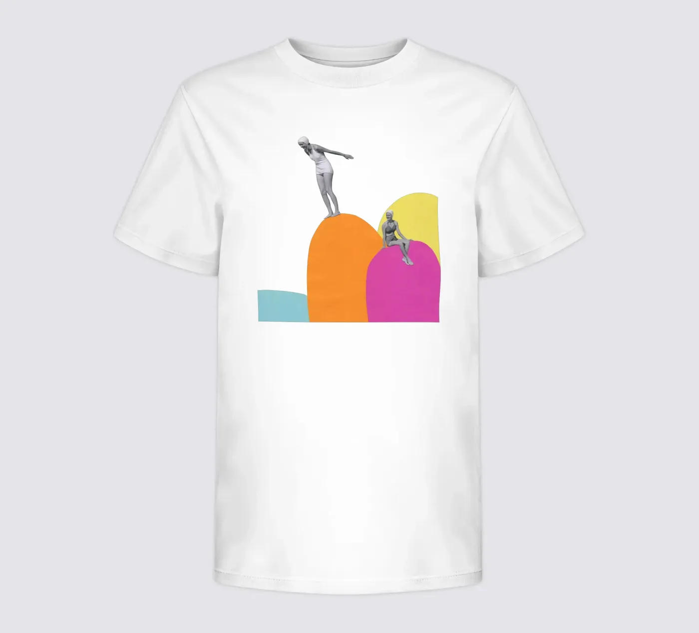 Immersione da scogliera t-shirt bambini da Cassia Beck Collage