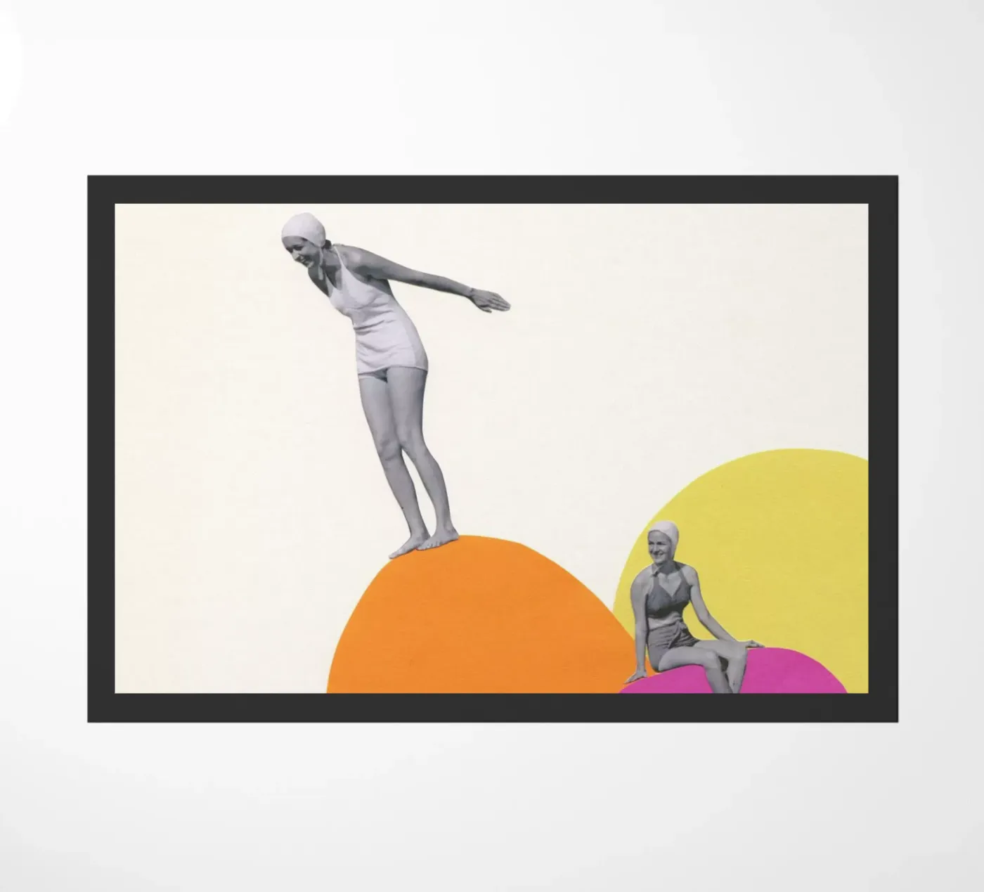 Cliff Diving paillasson de Cassia Beck Collage