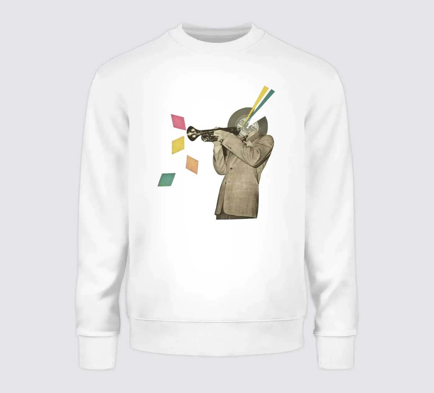 Blue Note felpa da Cassia Beck Collage