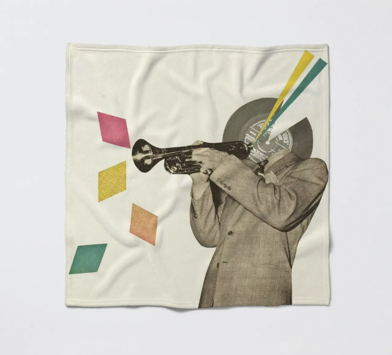 Blue Note coperta in pile da Cassia Beck Collage