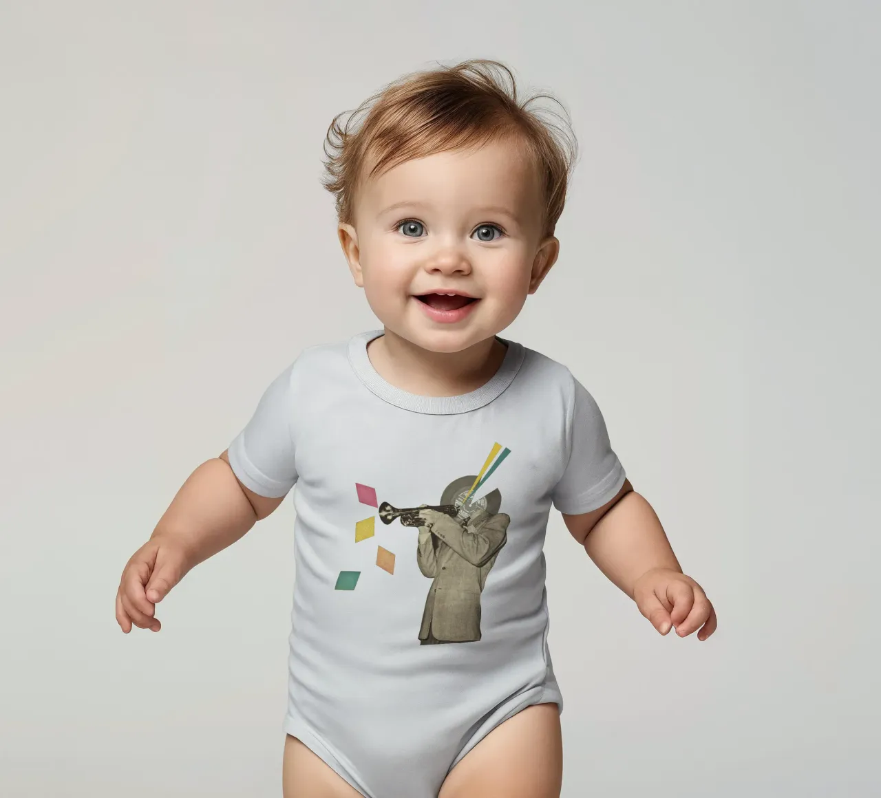 Blue Note body bébé de Cassia Beck Collage