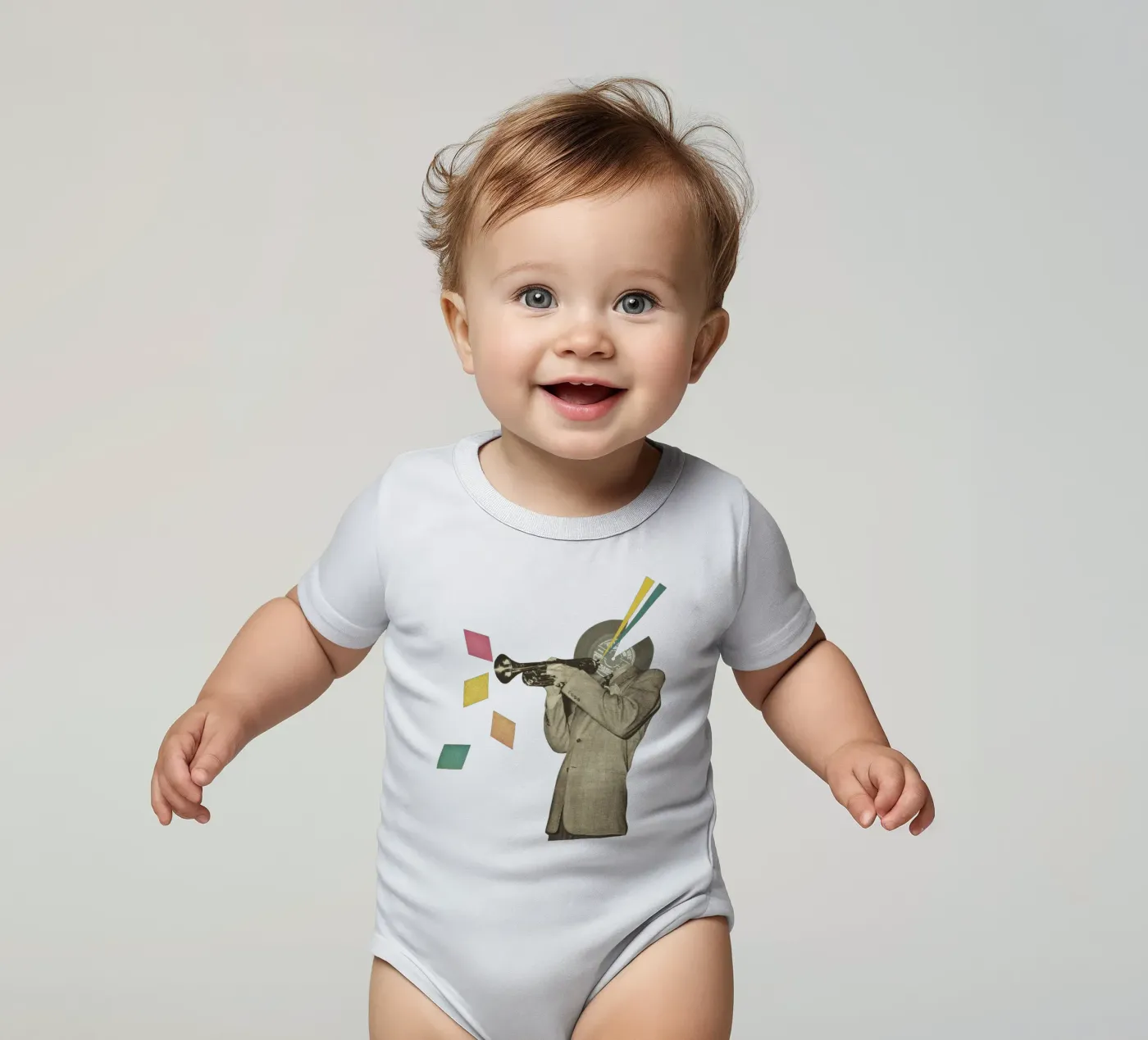 Blue Note body bébé de Cassia Beck Collage