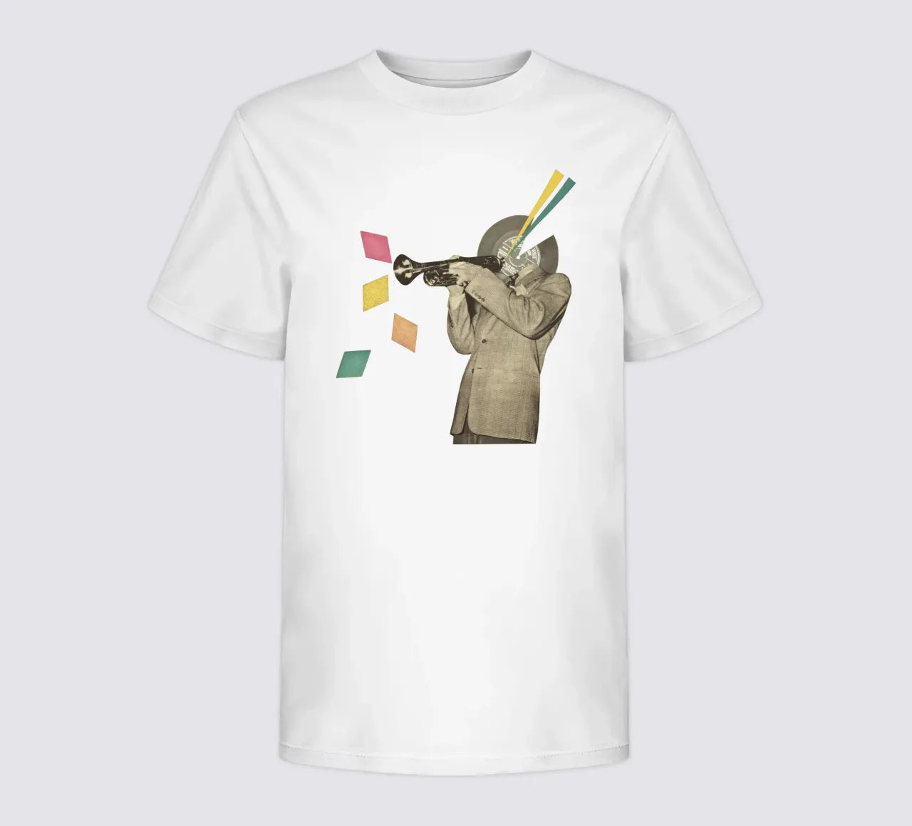 Blue Note kinder t-shirt van Cassia Beck Collage