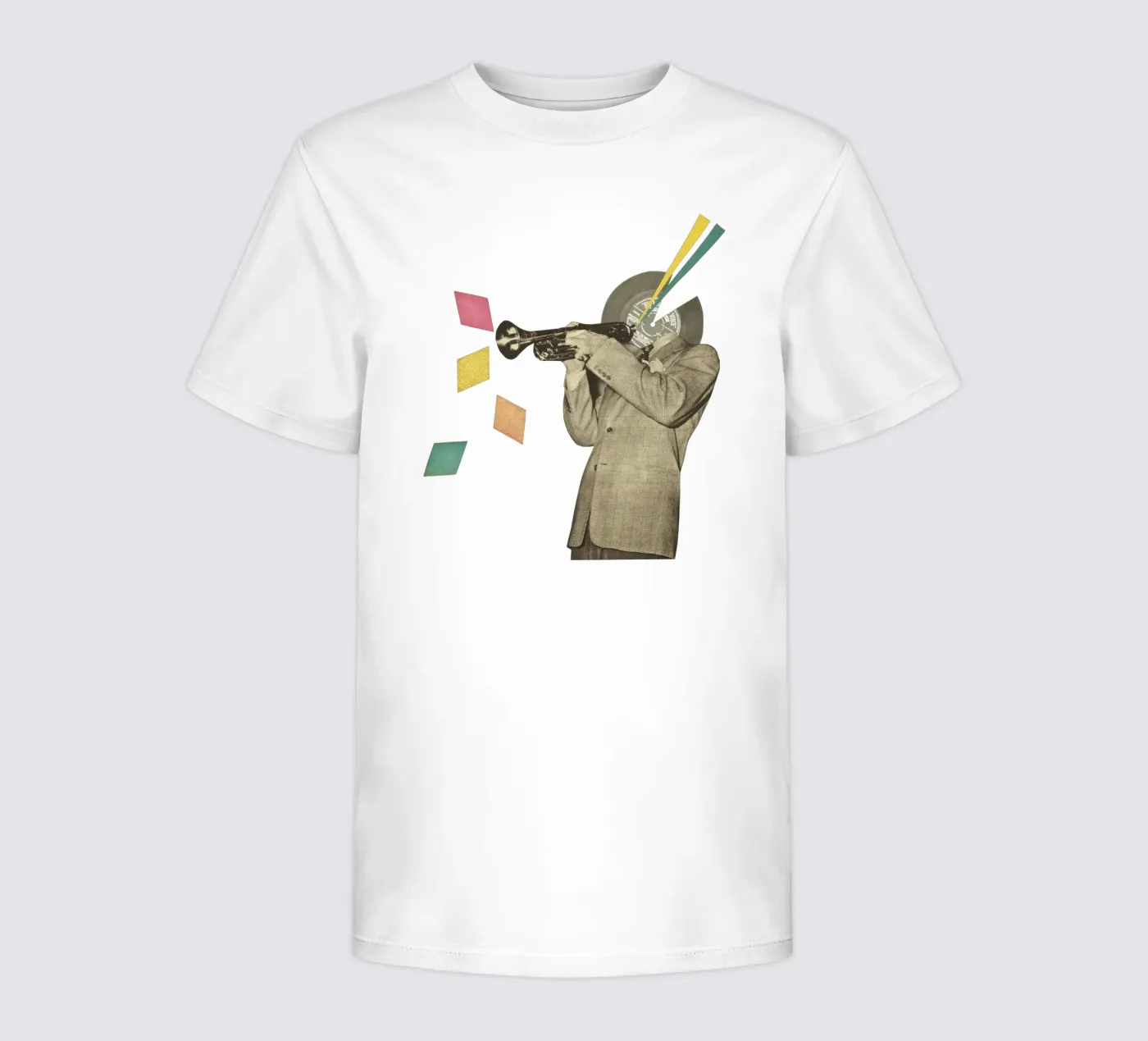 Blue Note kinder t-shirt van Cassia Beck Collage