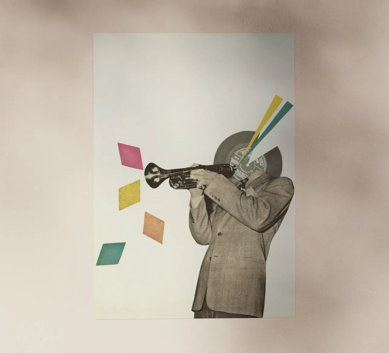 Blue Note pellicola backlit da Cassia Beck Collage