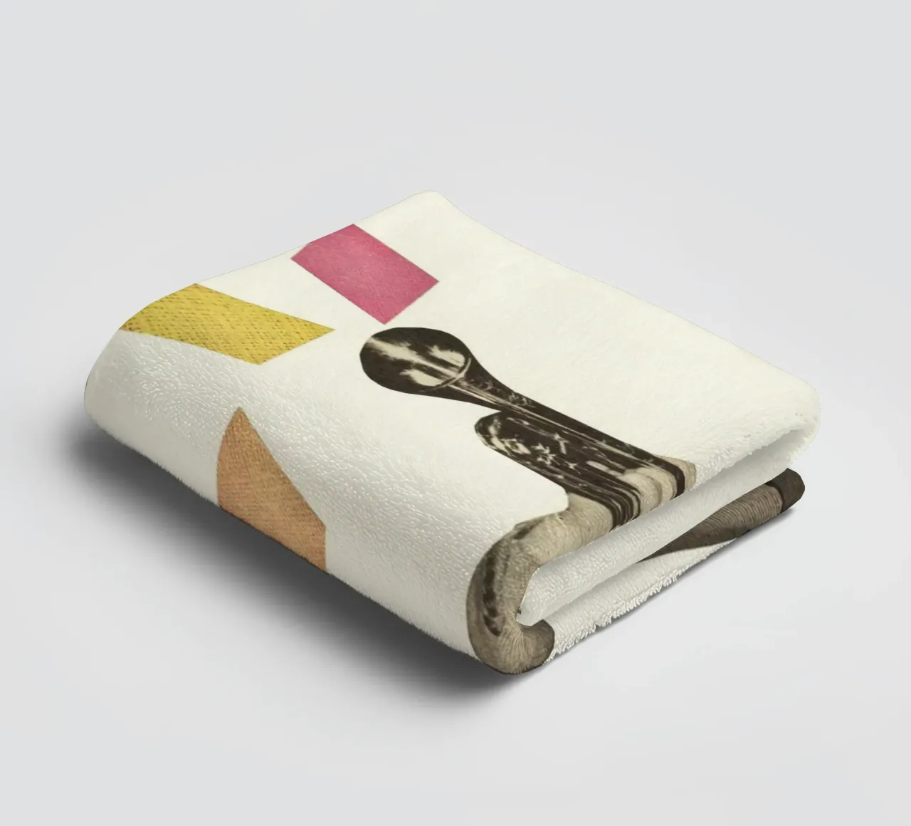 Blue Note towel by Cassia Beck Collage