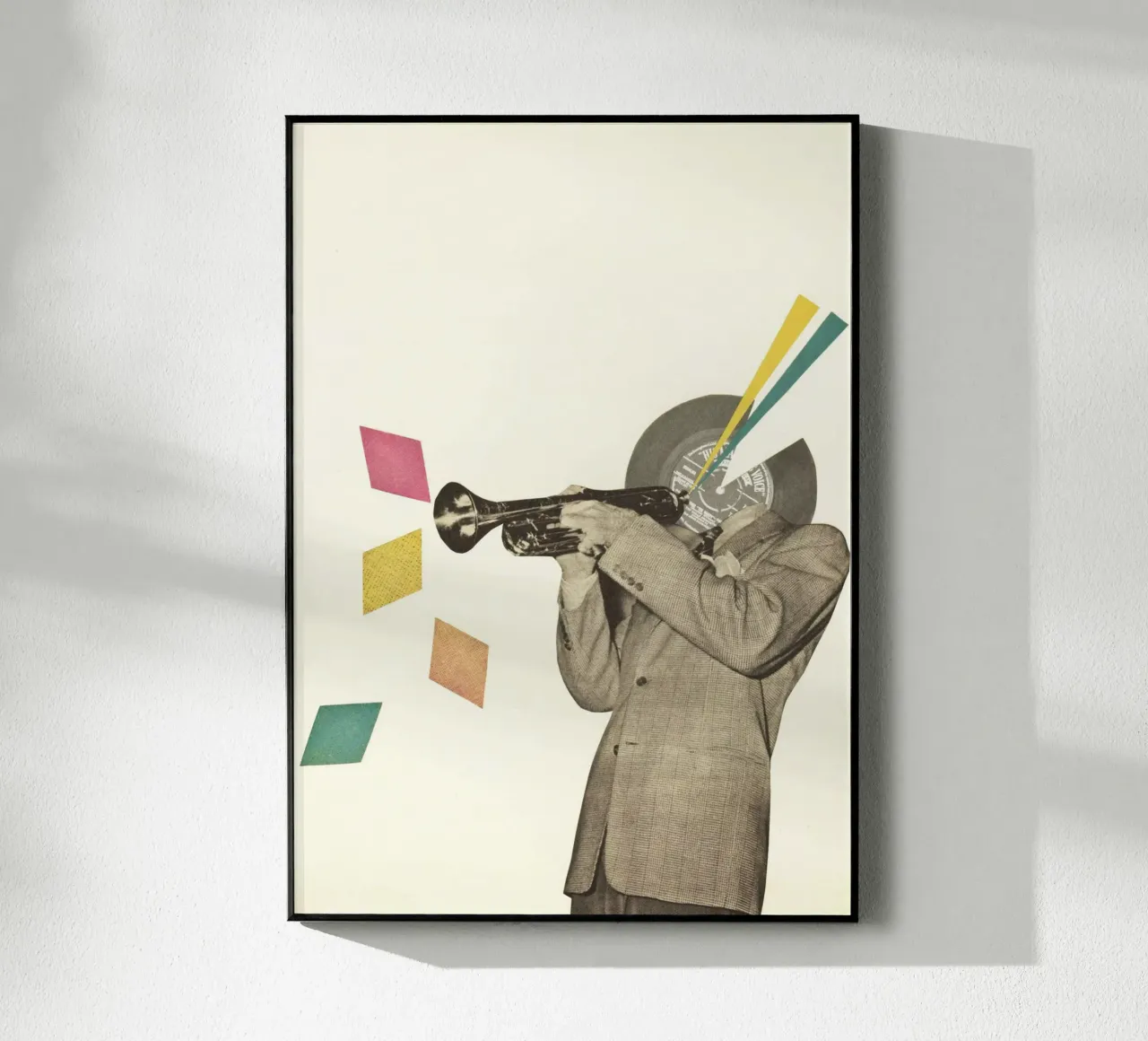 Blue Note plexiglass da Cassia Beck Collage