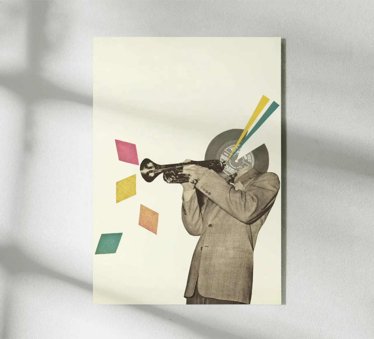 Blue Note plexiglass da Cassia Beck Collage