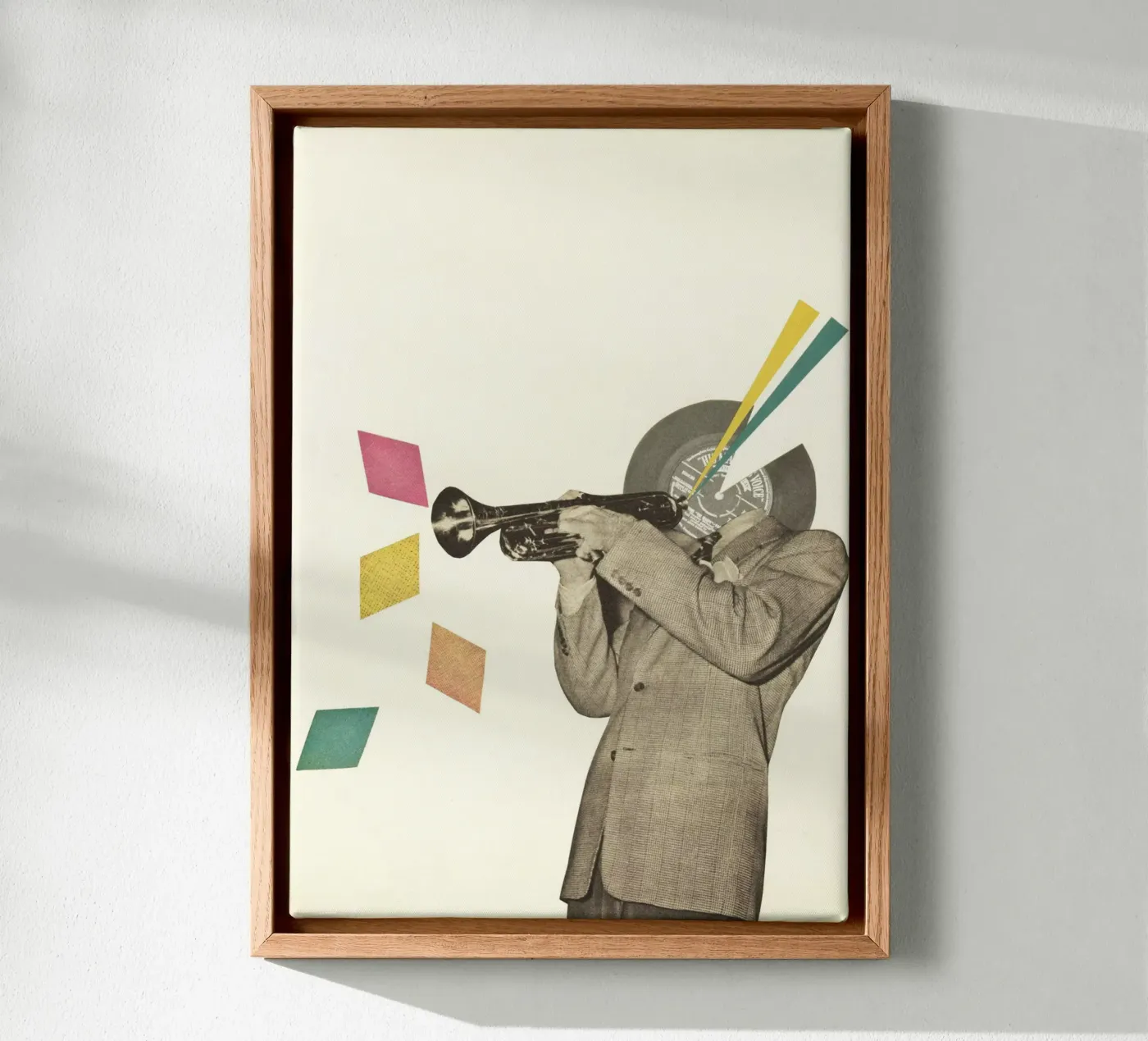 Blue Note toile de Cassia Beck Collage
