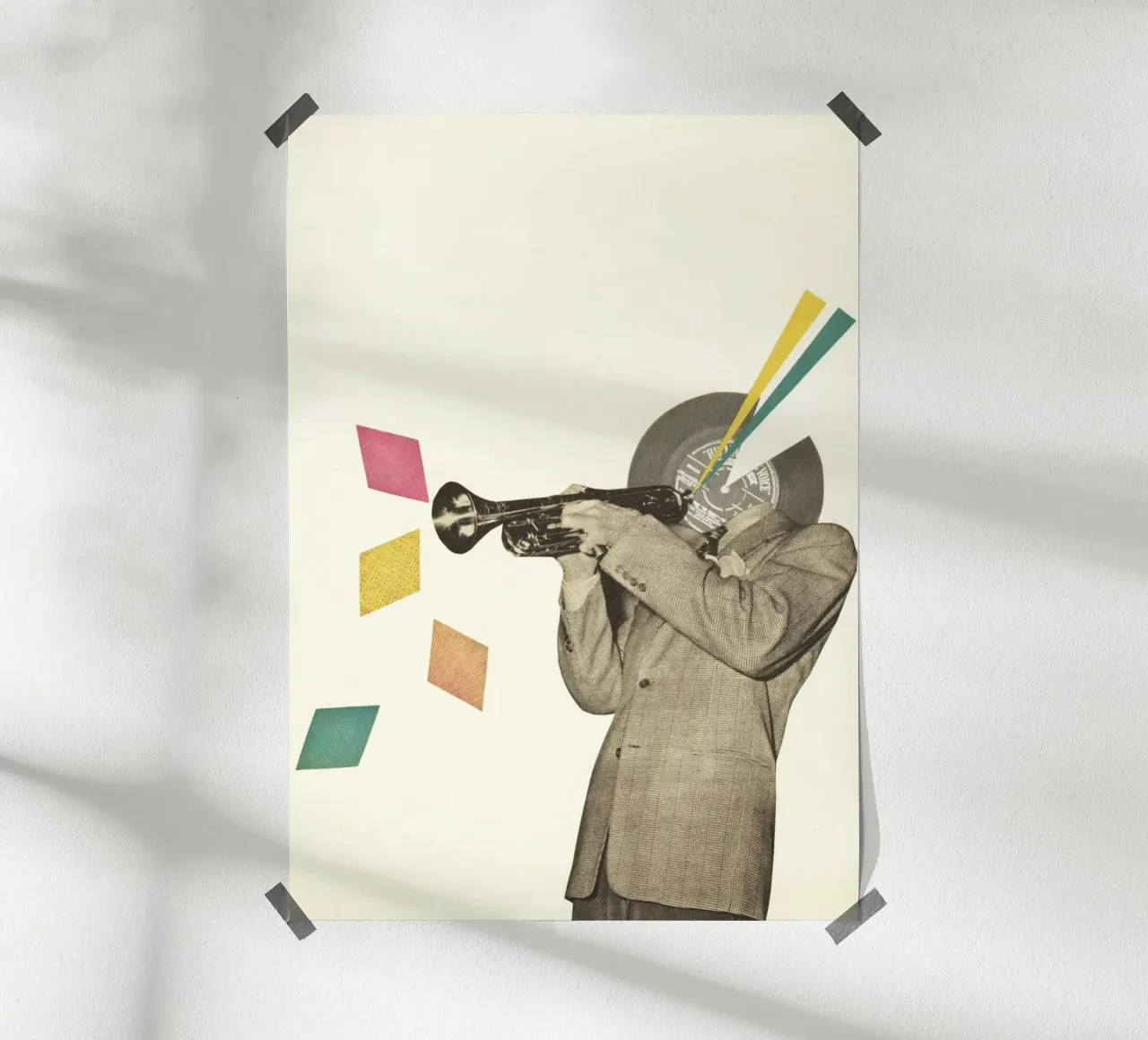 Blue Note poster van Cassia Beck Collage