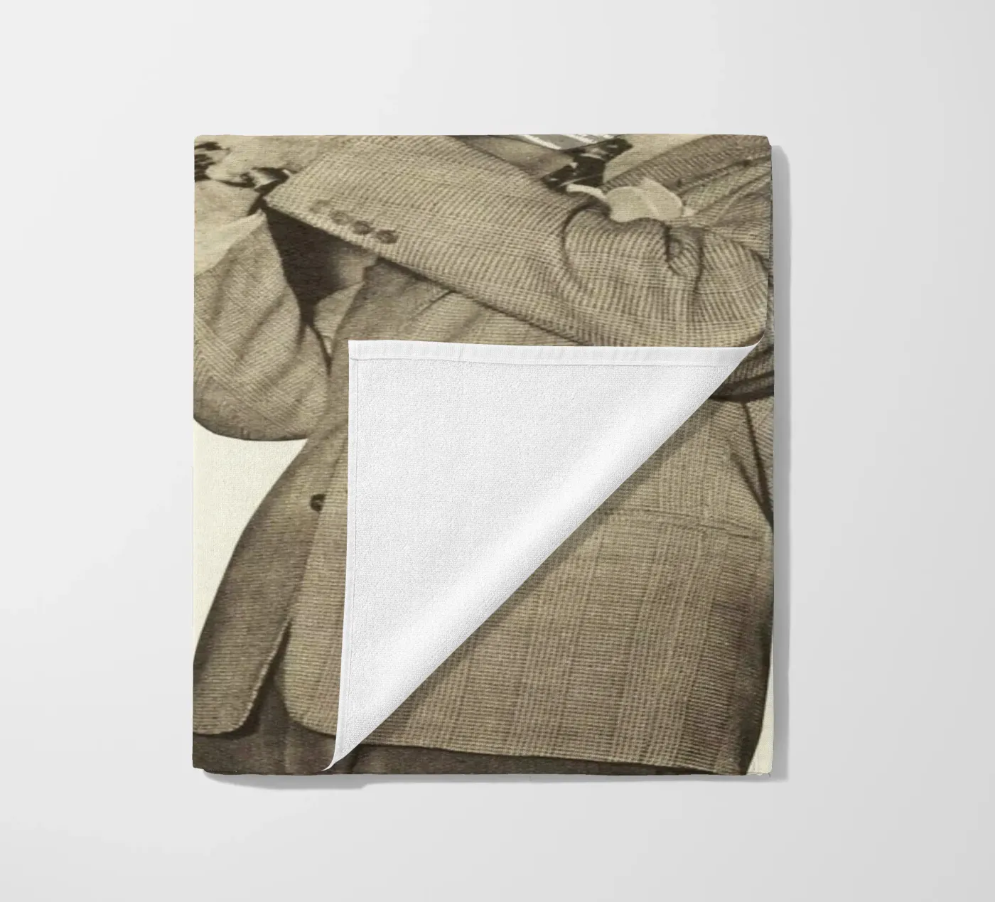 Blue Note beach towel by Cassia Beck Collage