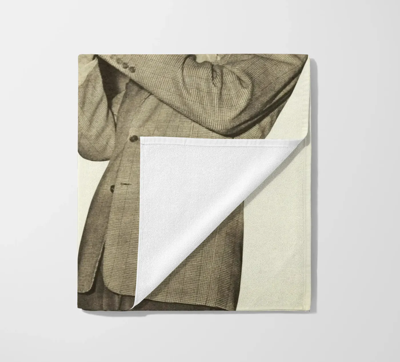 Blue Note beach towel by Cassia Beck Collage