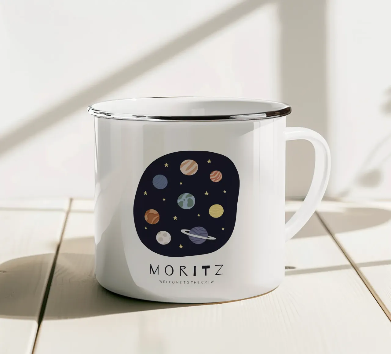Space tazza in smalto da we line studio - design