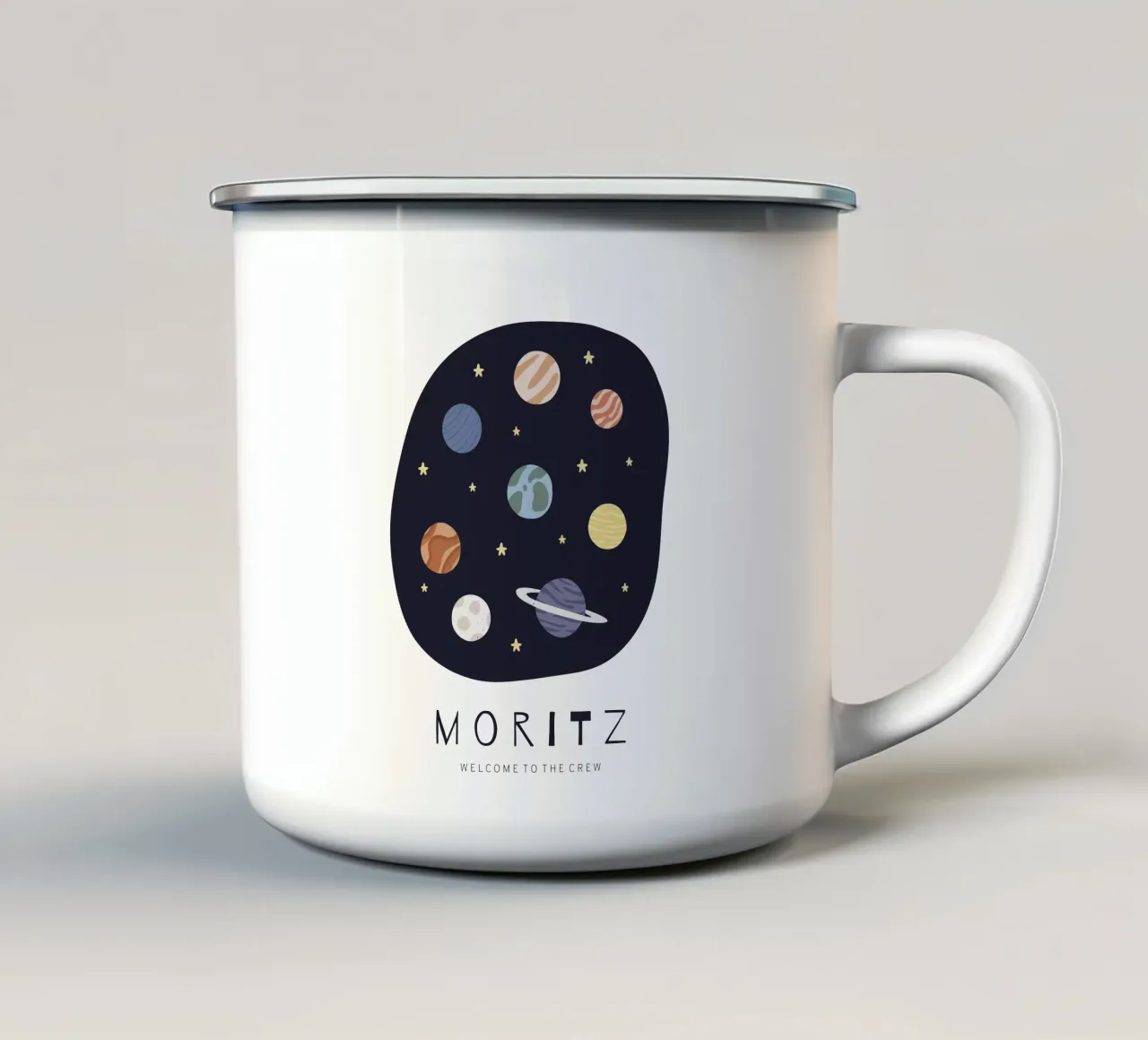 Space tazza in smalto da we line studio - design