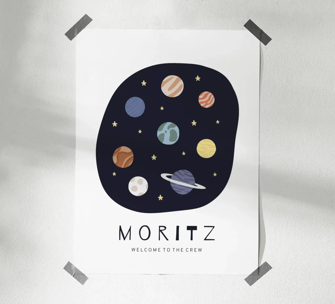 Space poster da we line studio - design