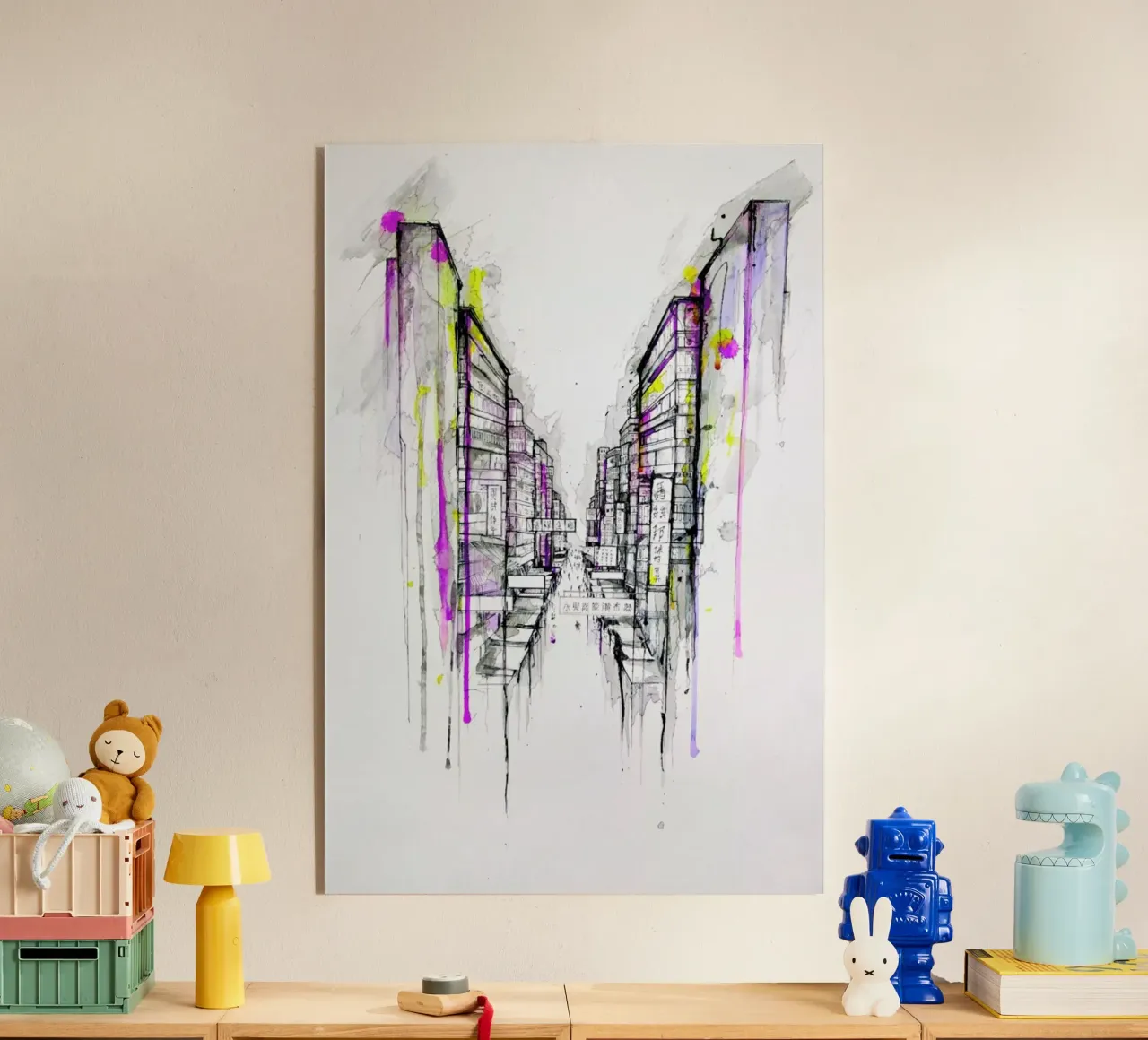 This City Sleeps plexiglass da Marc Allante