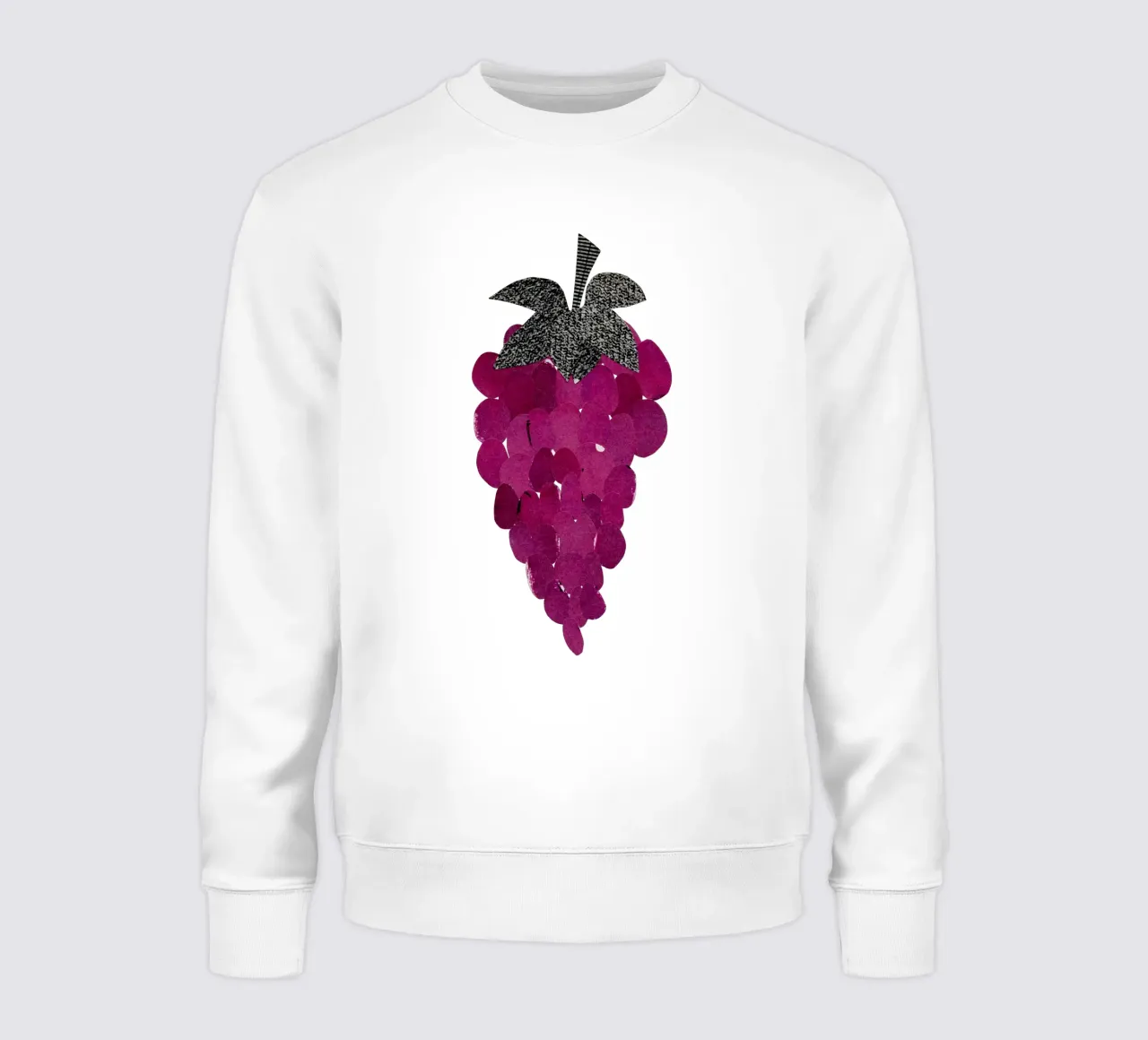 Grapes Sweatshirt von Cassia Beck Collage