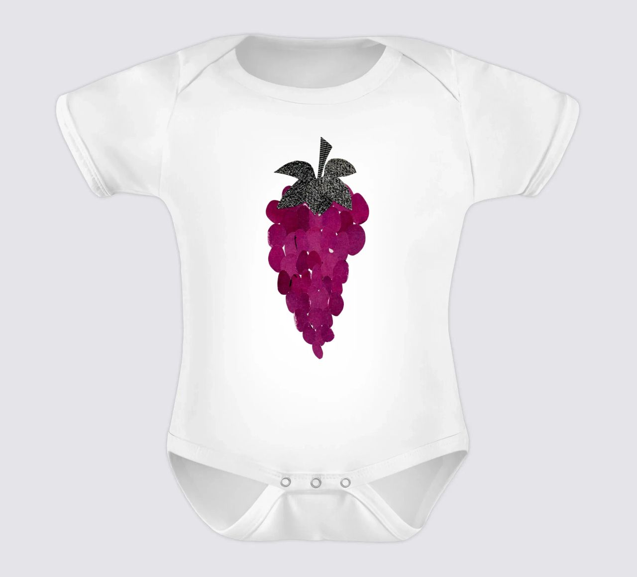 Uva body neonato maniche corte da Cassia Beck Collage