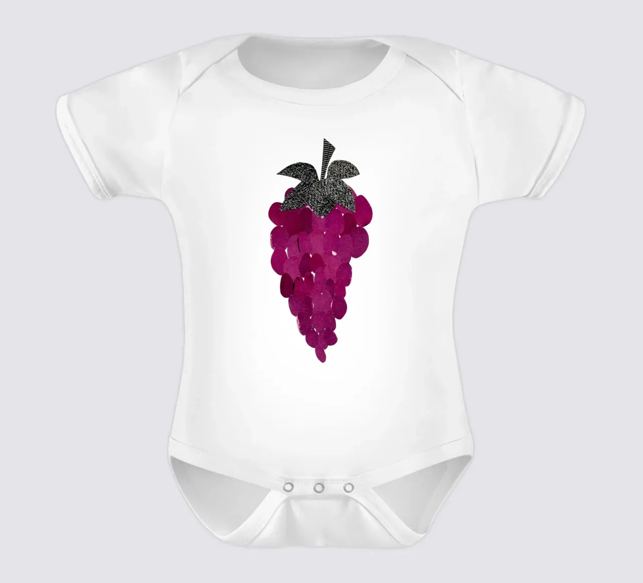 Uva body neonato maniche corte da Cassia Beck Collage