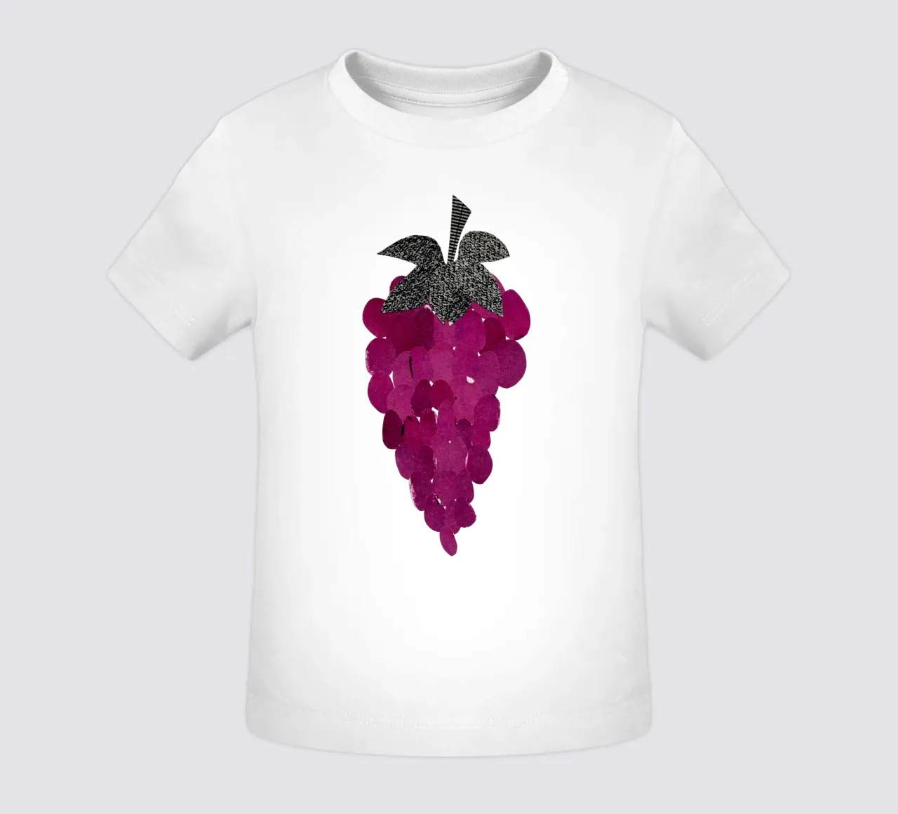 Druiven baby t-shirt van Cassia Beck Collage