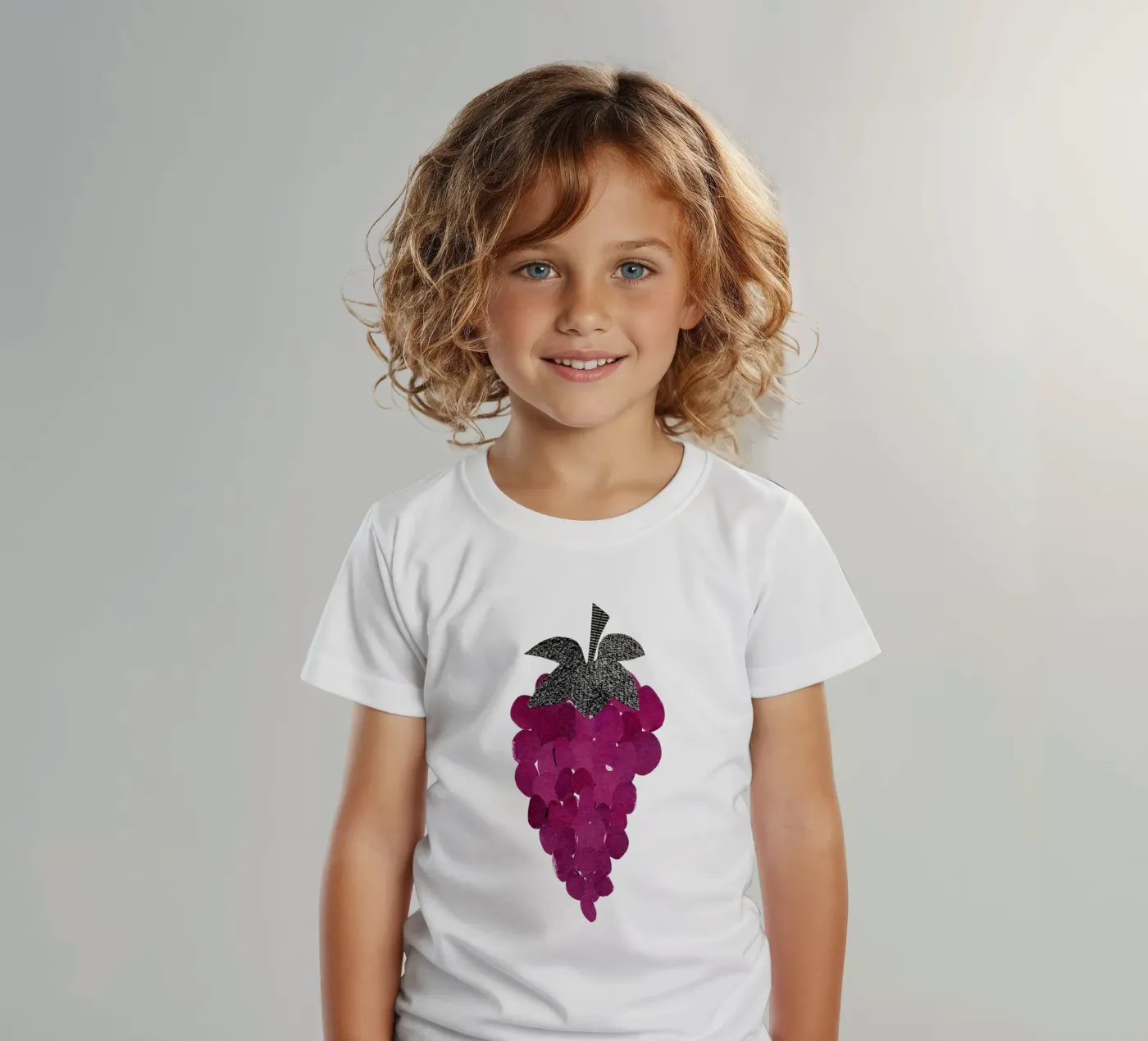 Uva t-shirt bambini da Cassia Beck Collage