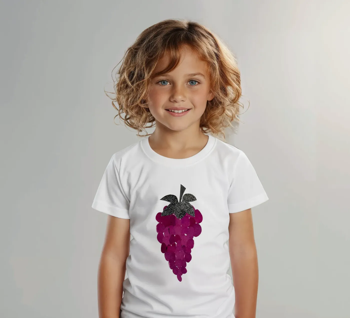 Uva t-shirt bambini da Cassia Beck Collage