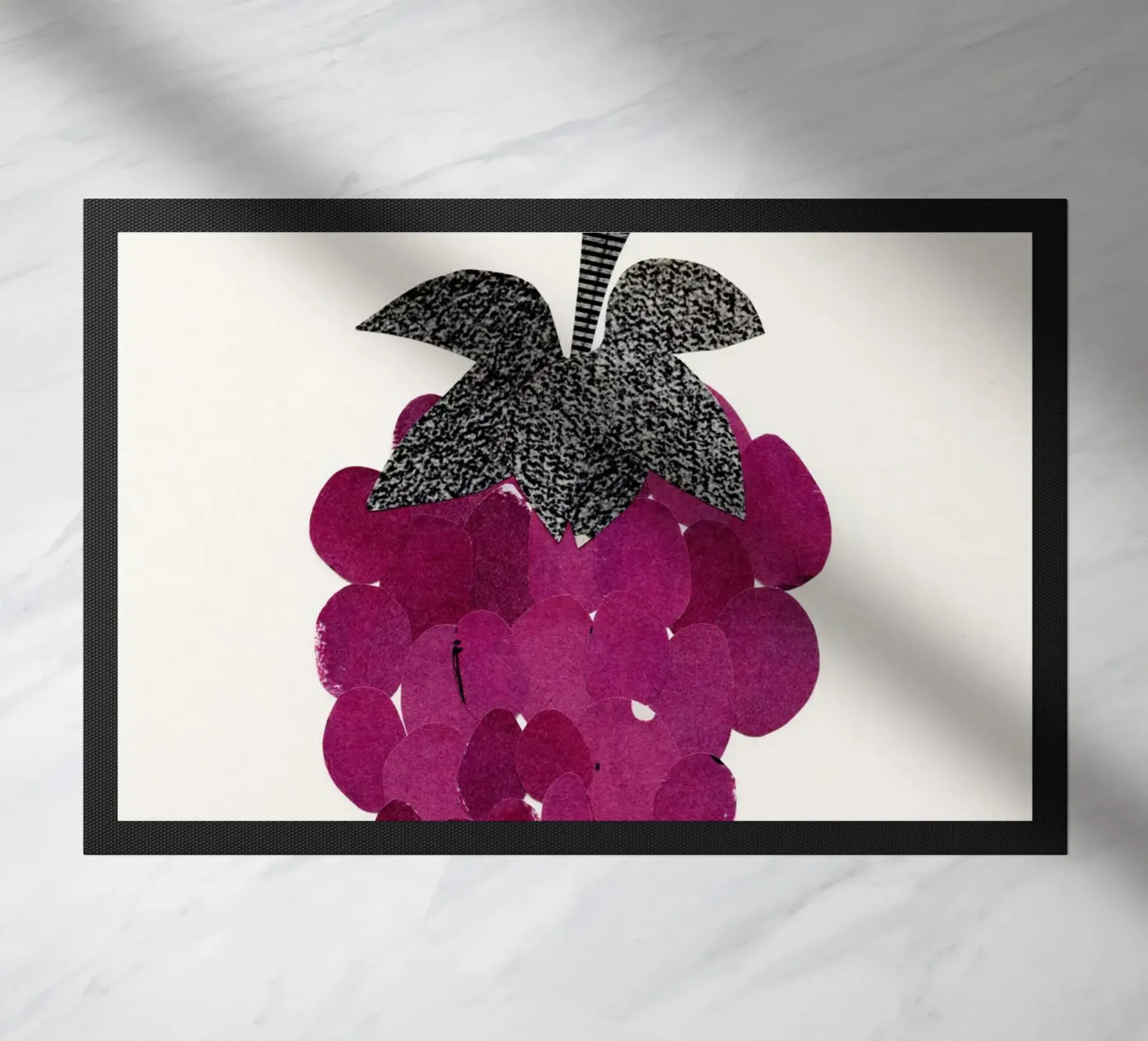 Druiven deurmat van Cassia Beck Collage