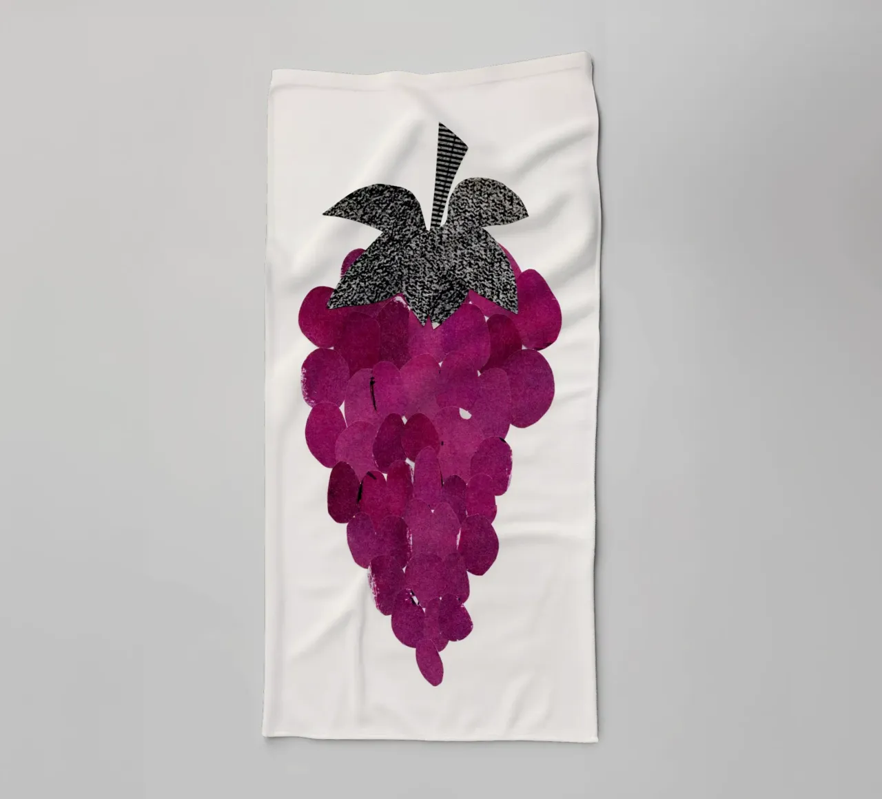 Uva asciugamano da bagno da Cassia Beck Collage