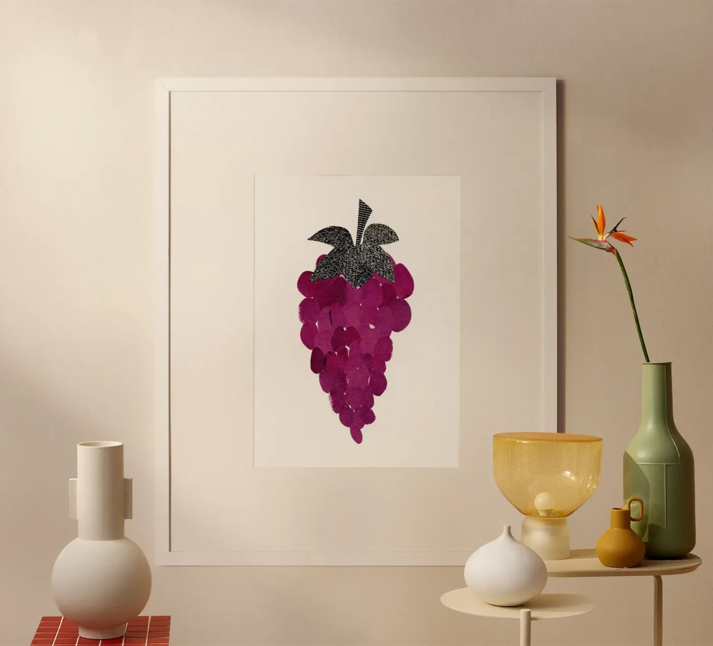 Grapes poster by Cassia Beck Collage