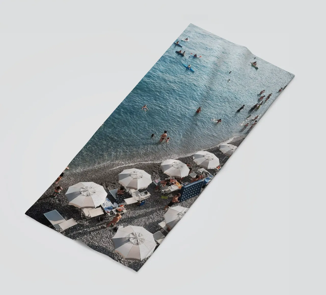 Amalfi Beach Scene telo mare da Les Meravelles